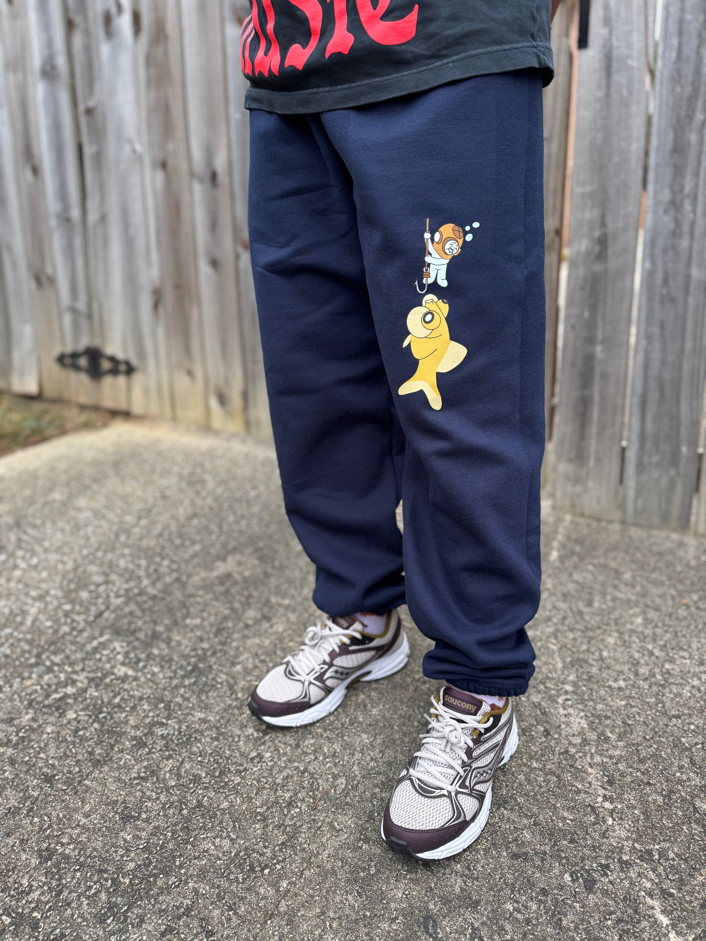 Deep Sea Turmoil Pocket Sweatpants